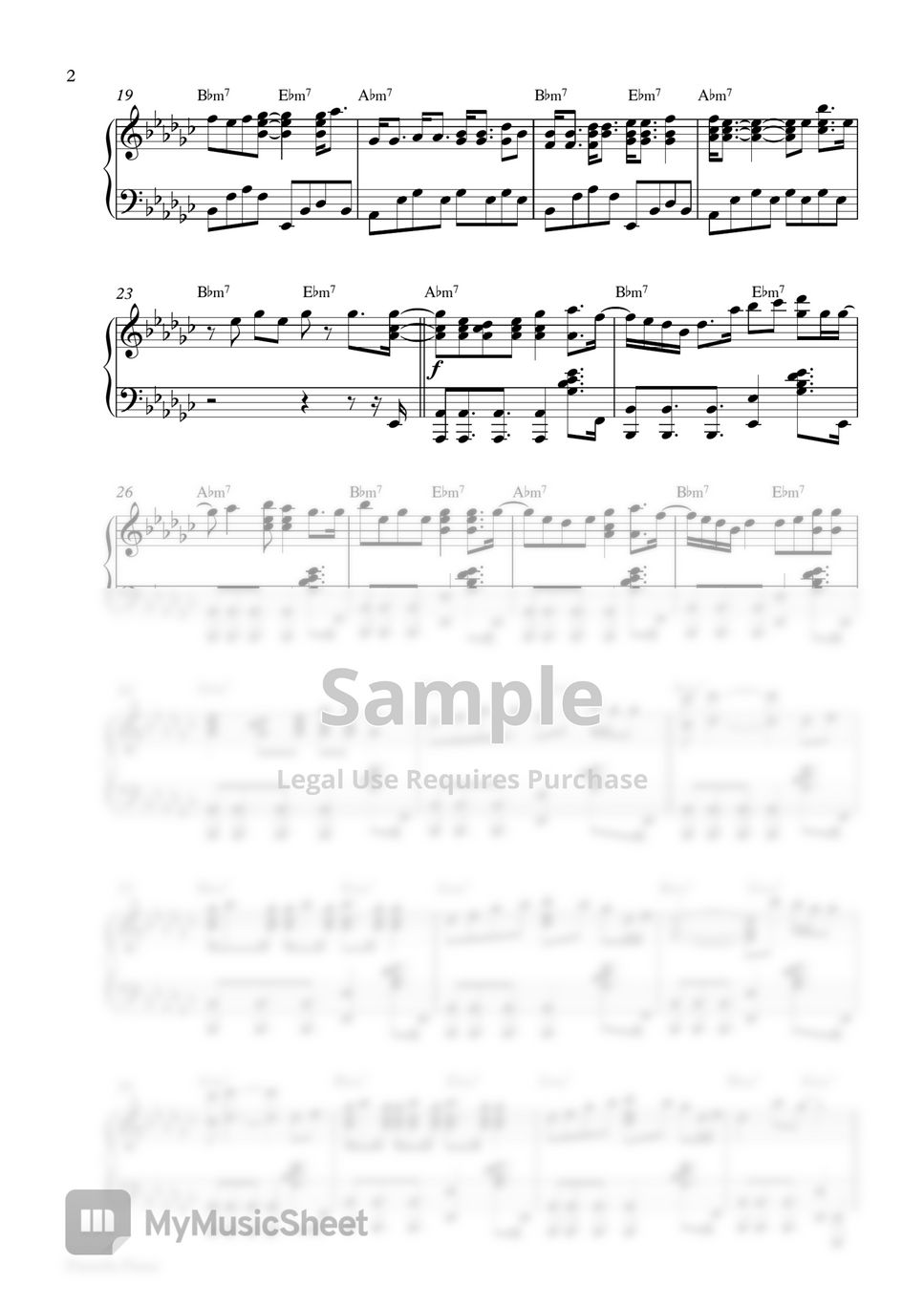 TXT - Blue Hour (Piano Sheet) by Pianella Piano