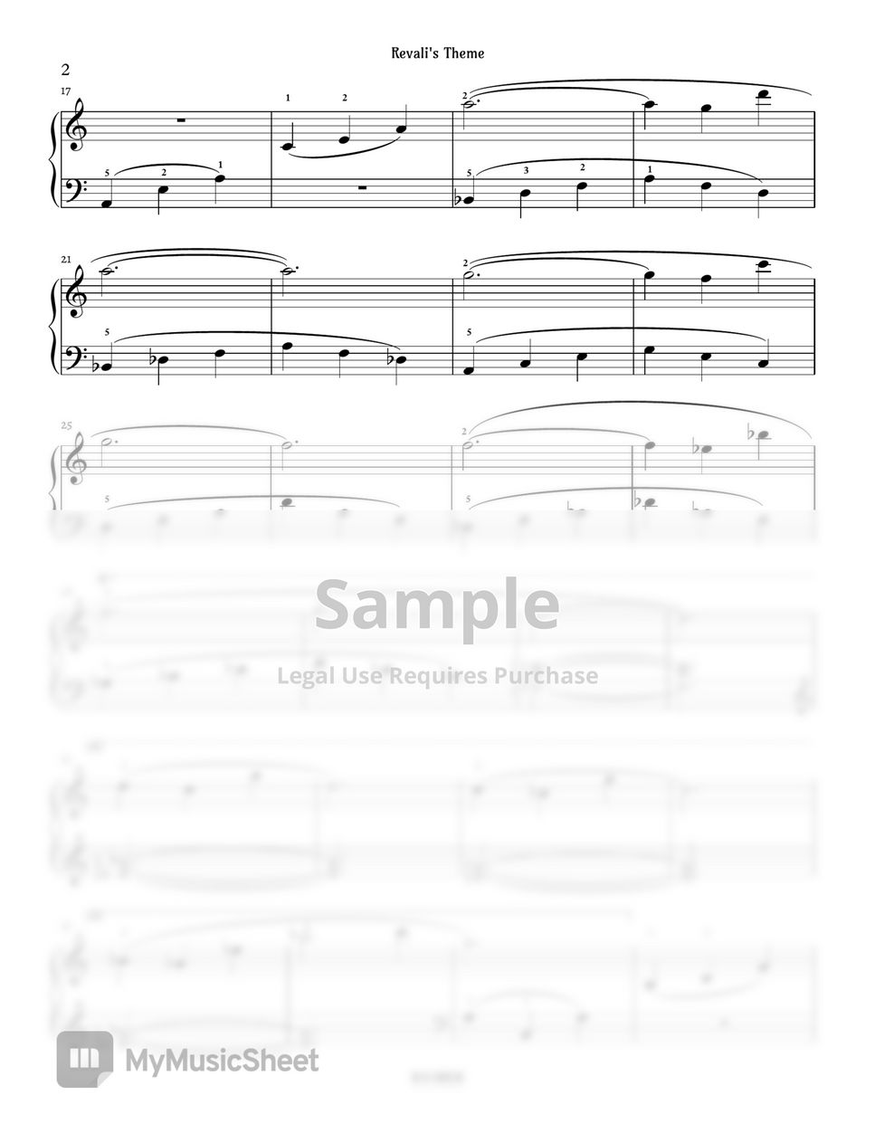 The Legend of Zelda : Breath of the Wild - [Easy] Revali's Theme | Piano Arrangement in C Major + MIDI file (Nintendo) by PianoSSam