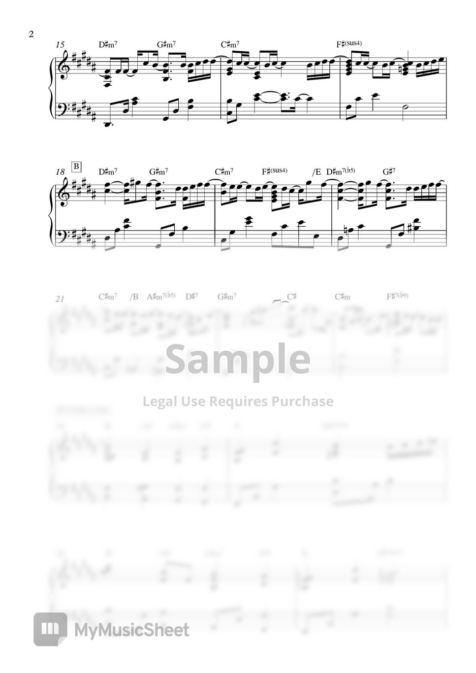 Crush Alone Sheets by WISEPIANO