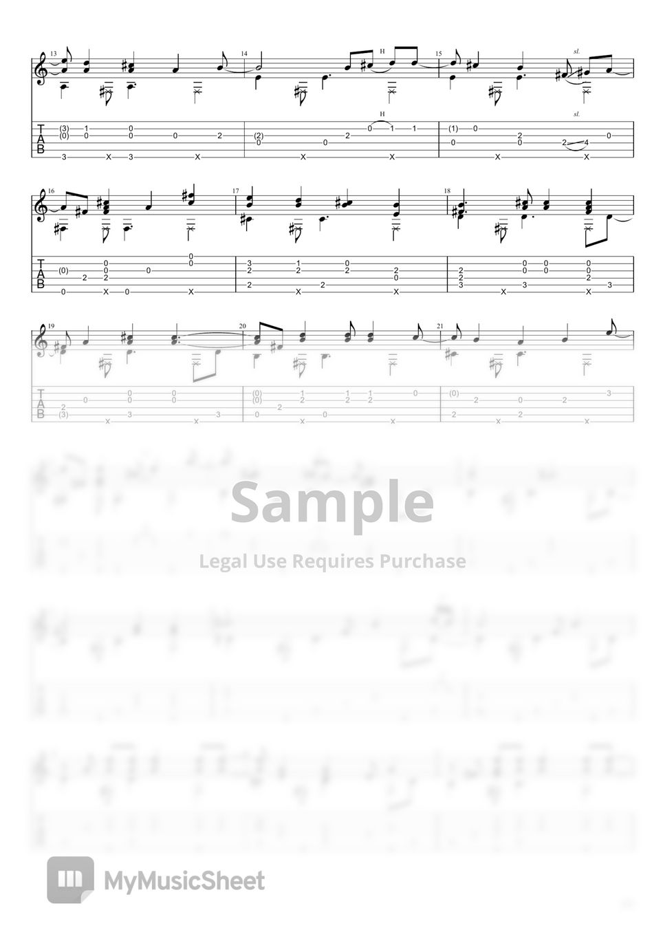 Goose House Hikaru Nara (OP1 From "Your Lie in April") Sheets by John