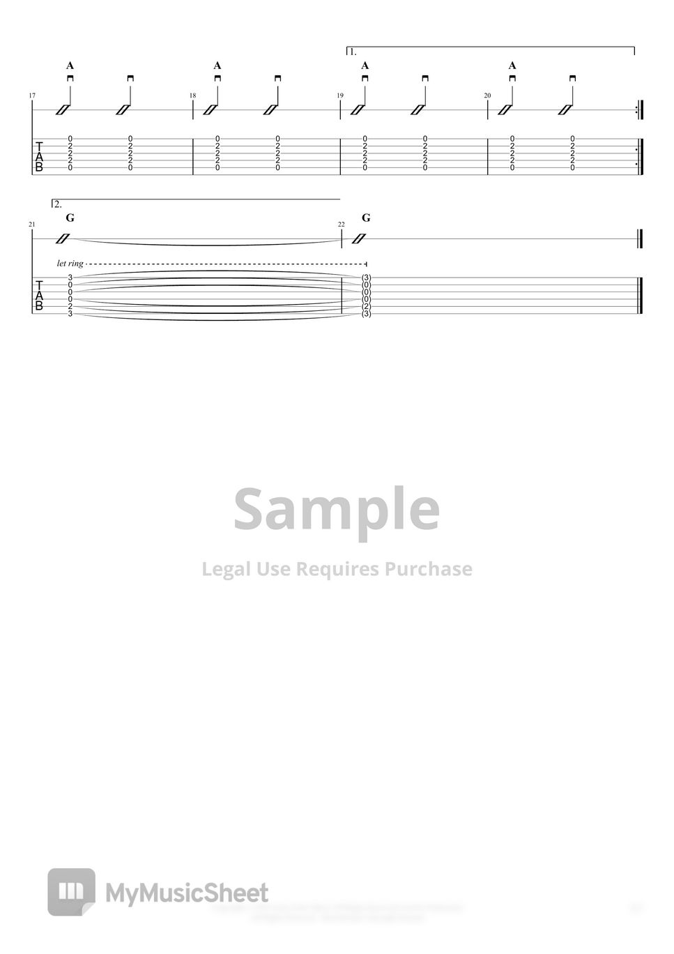 Tom Petty Mary Jane's Last Dance (Beginner Music Sheet) Sheets by