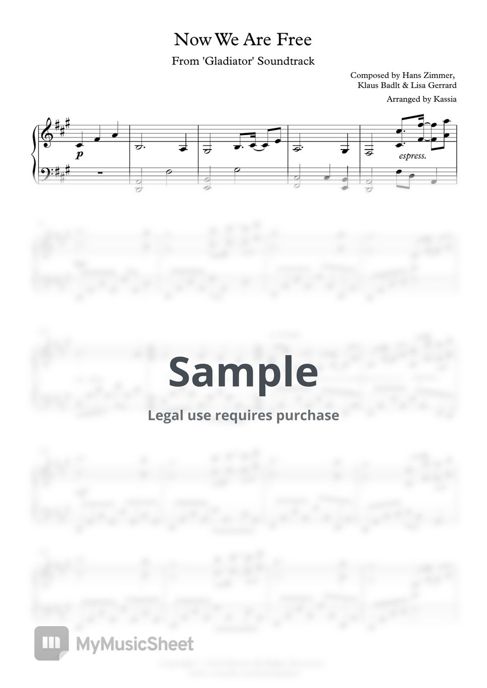 Now We Are Free (Gladiator Soundtrack)