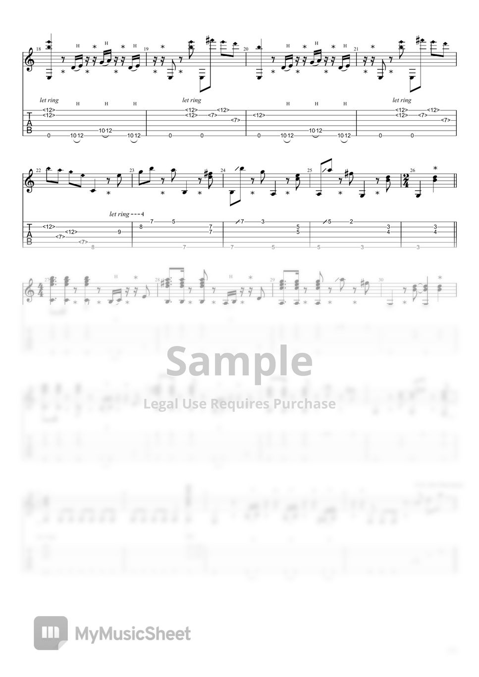 조지훈 (Jihoon Cho) 레일 바이크 (Rail Bike) (Halfdown) 악보 by 조지훈 (Jihoon Cho)