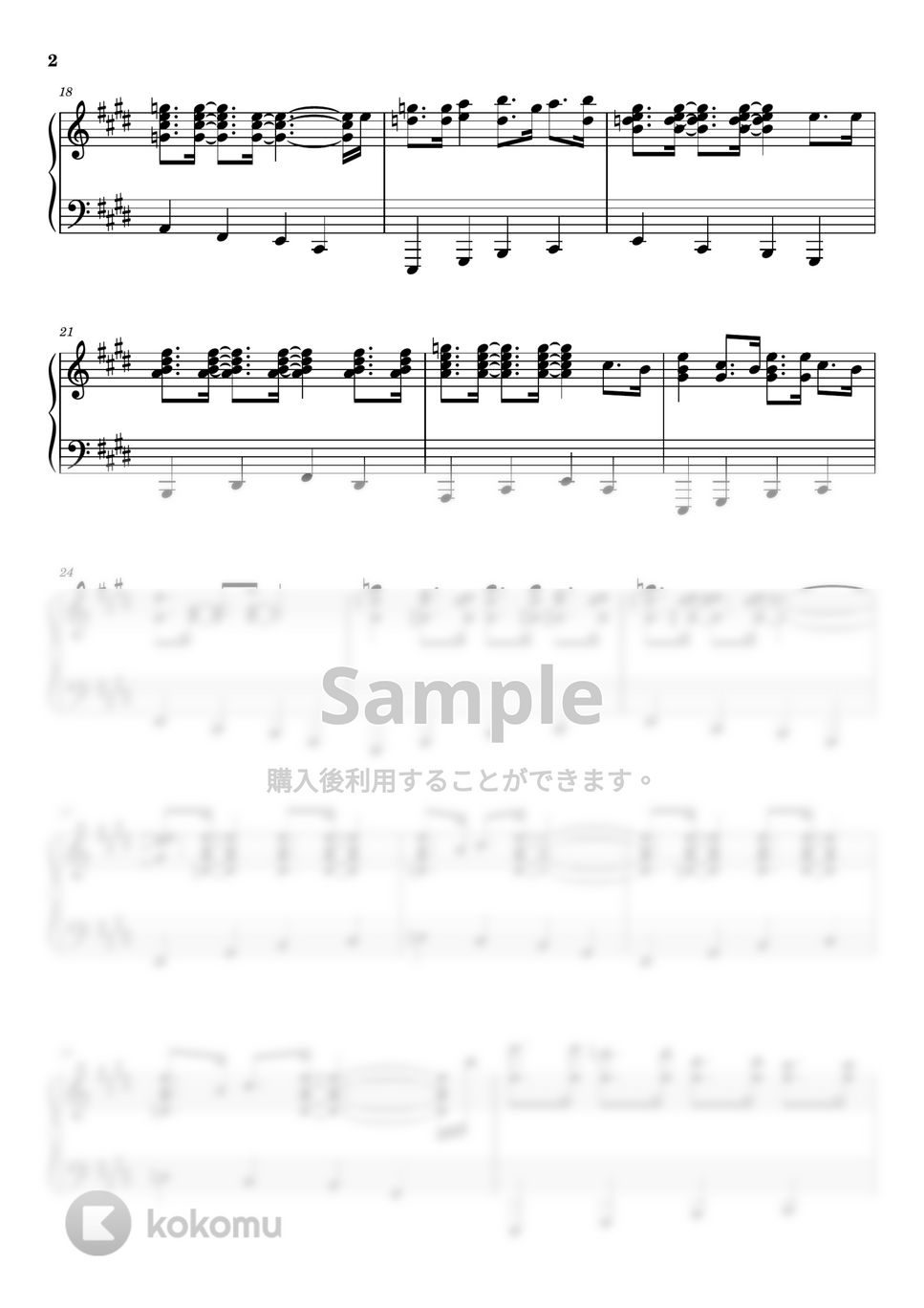 Christina Aguilera Candyman 楽譜 by Piano Go Life