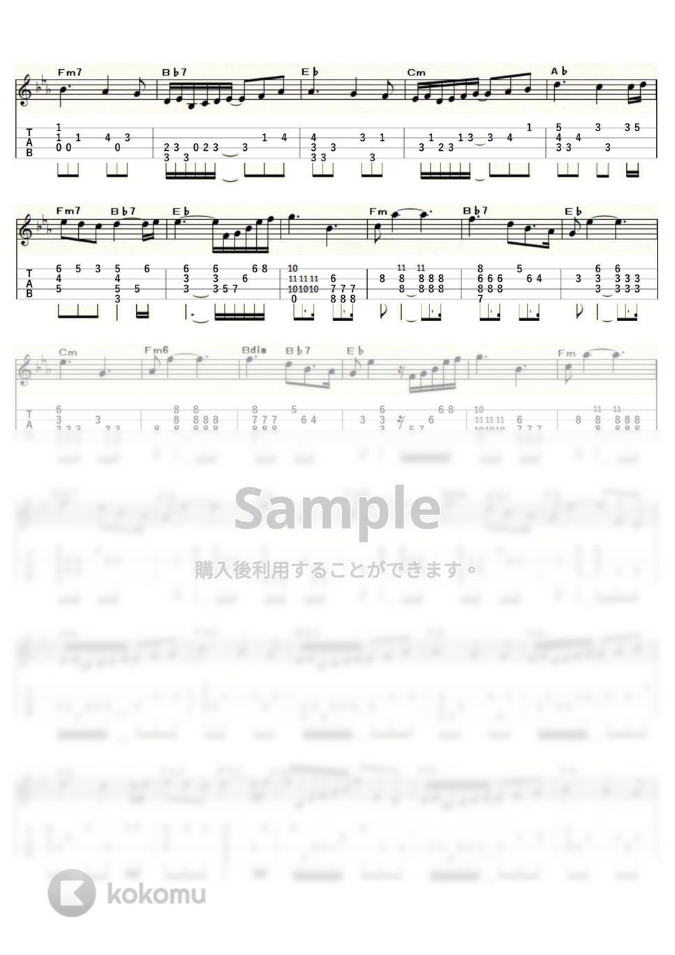 NHK「にんげんドキュメント」 - 黄昏のワルツ (ｳｸﾚﾚｿﾛ / Low-G / 上級（加古　隆）) by ukulelepapa