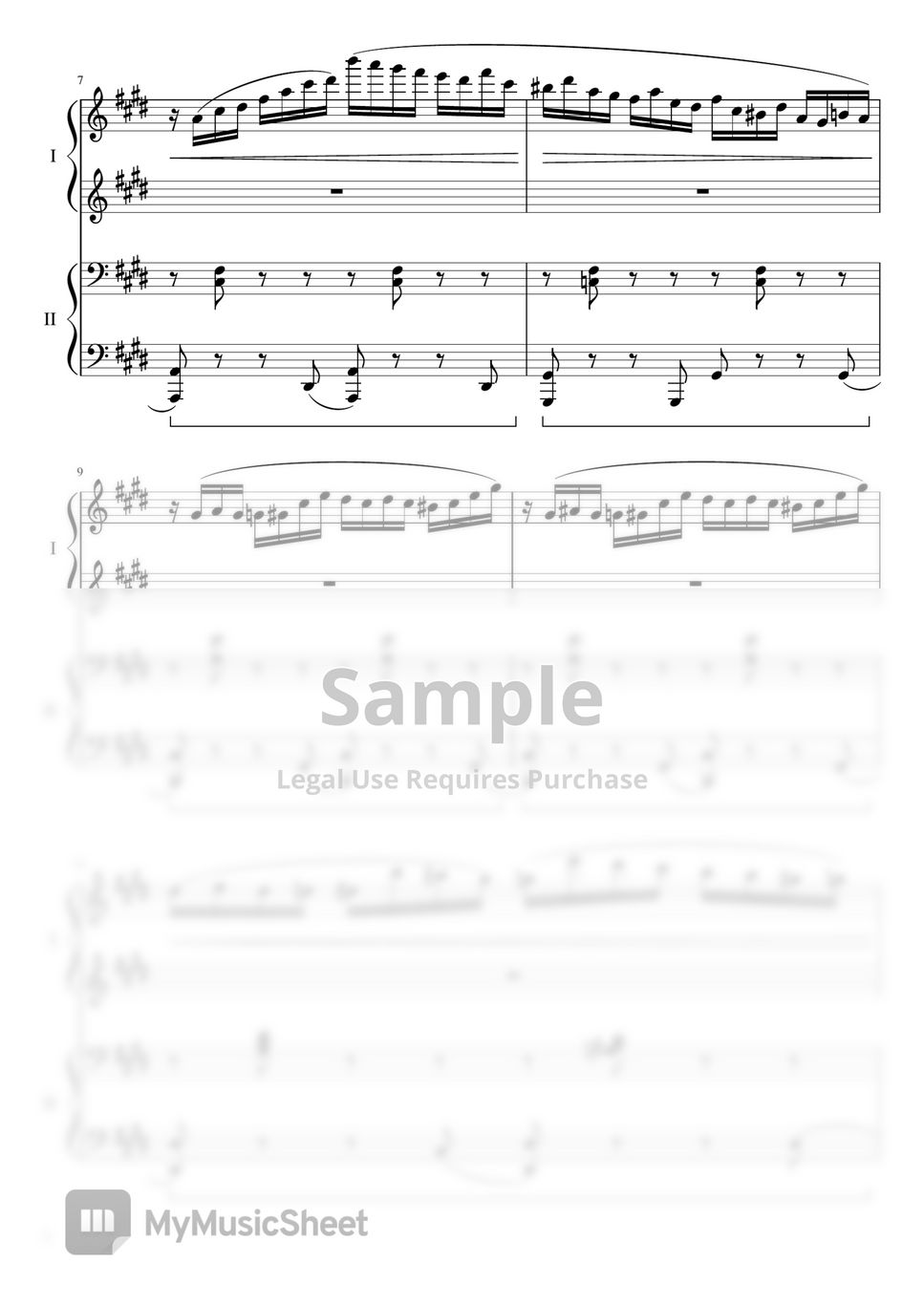 Chopin - Fantasie-Impromtu Op.66 1Piano4Hands (1Piano4Hands) by Choyoungjun