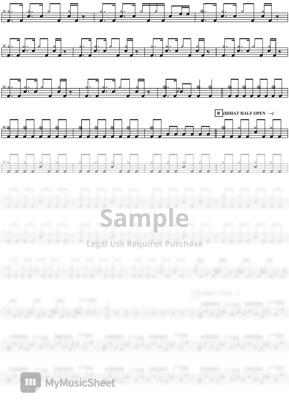 Muse Stockholm Syndrome Sheets By COPYDRUM