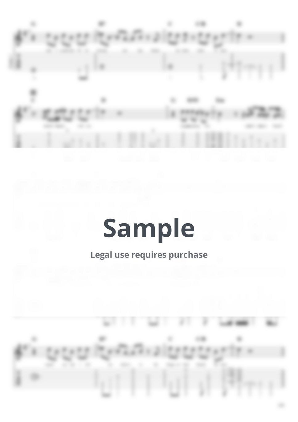 Oasis Stand by me (멜로디/가사/TAB 악보) Sheets by 처루니 기타