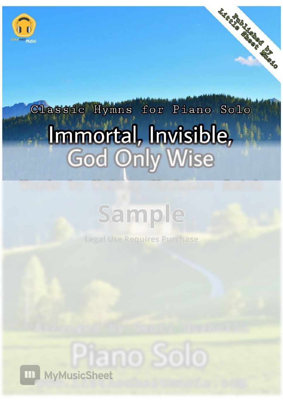 Walter chalmers smith immortal invisible god only wise sheets by