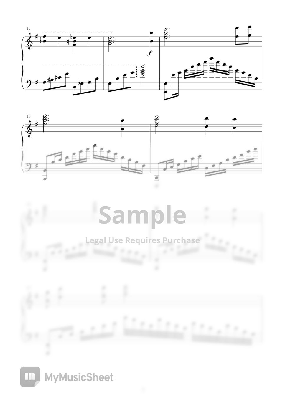 Shigeaki Saegusa 공군 2대대가(Original Song by AURORA) Sheets by Heetae