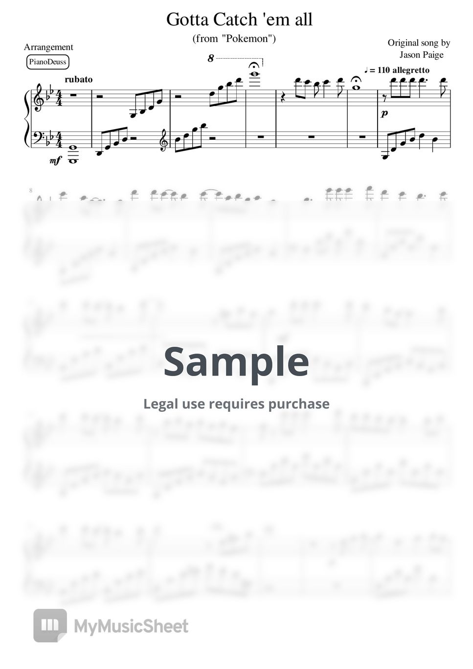 Pokémon OP - Gotta catch &#x27;em all! (Sad Version) by PianoDeuss