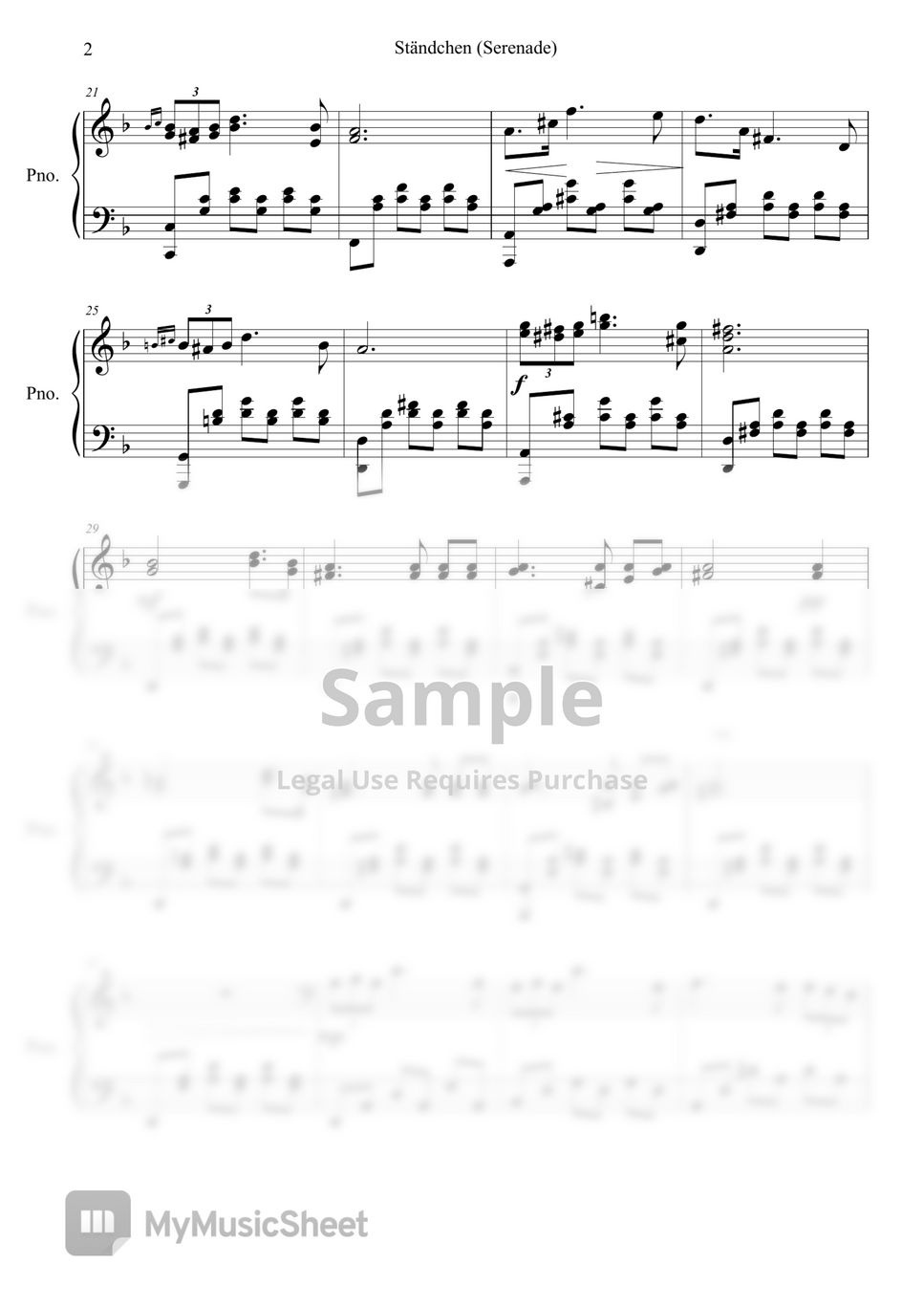 F. Schubert - Serenade - Ständchen (Swan song D957) - Franz Schubert by Trinthepianist