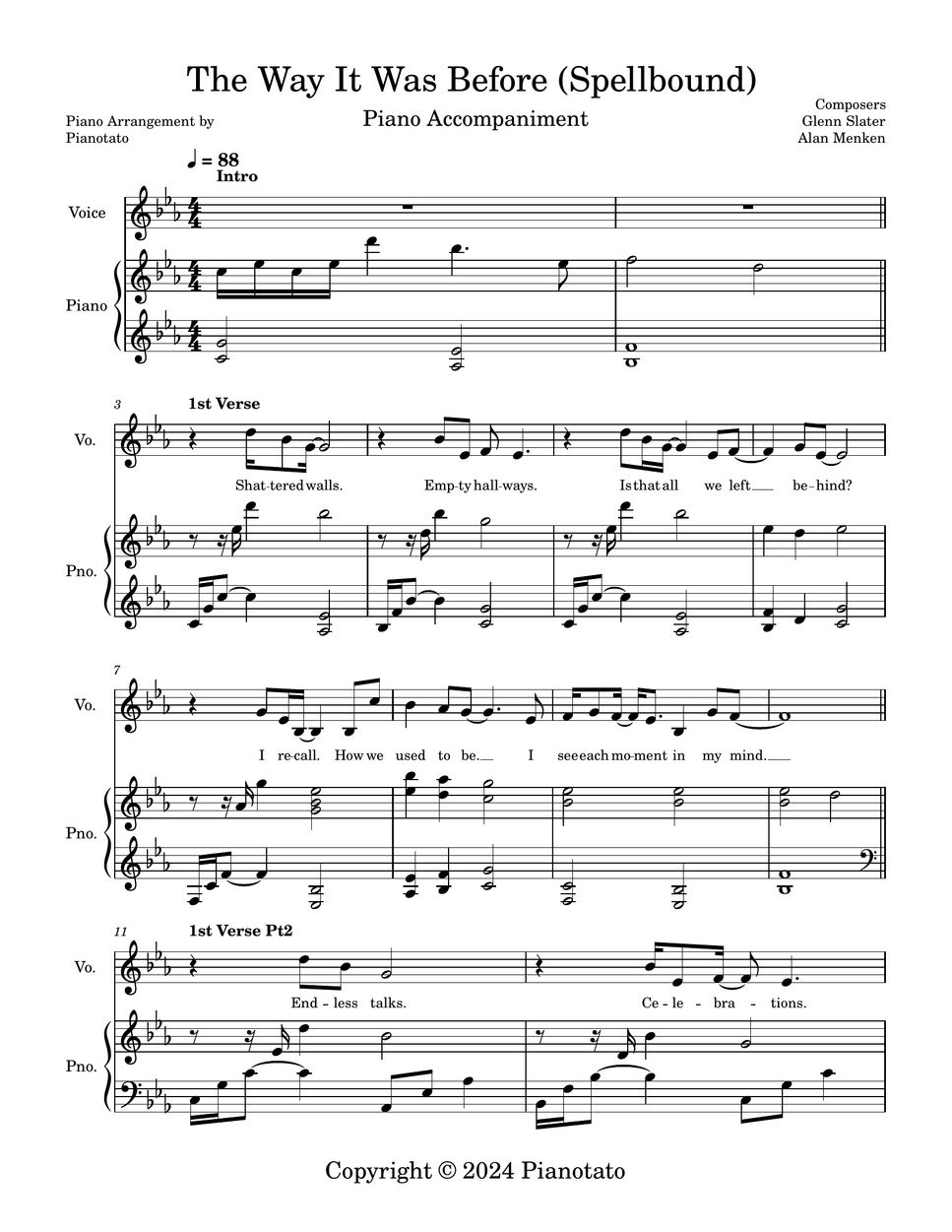 Rachel Zegler - The Way It Was Before (From Spellbound / Piano Accompaniment) by Pianotato