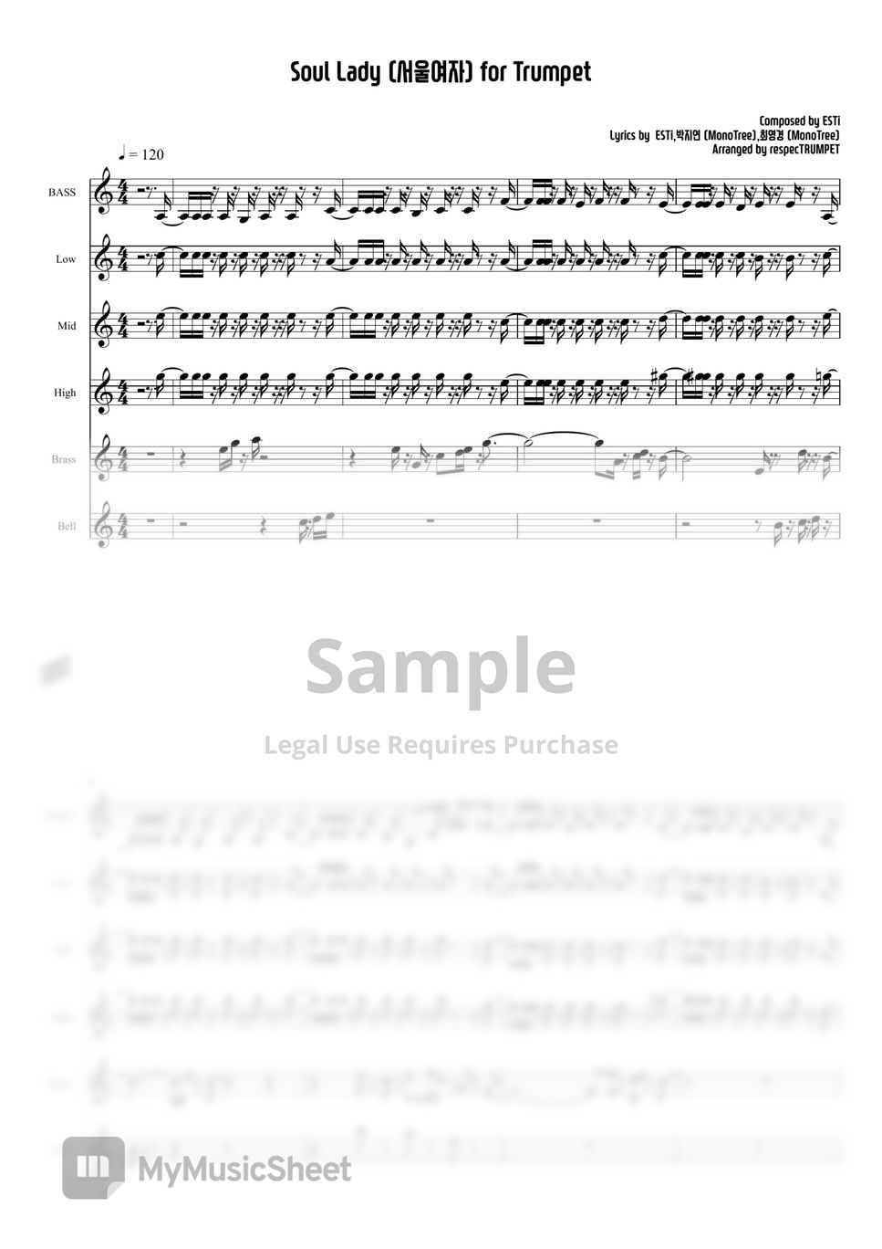 YUKIKA - SOUL LADY (for Bb Trumpet) by respecTRUMPET