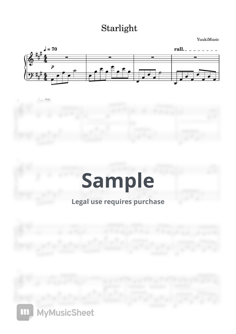 YuukiMusic - Starlight Sheets