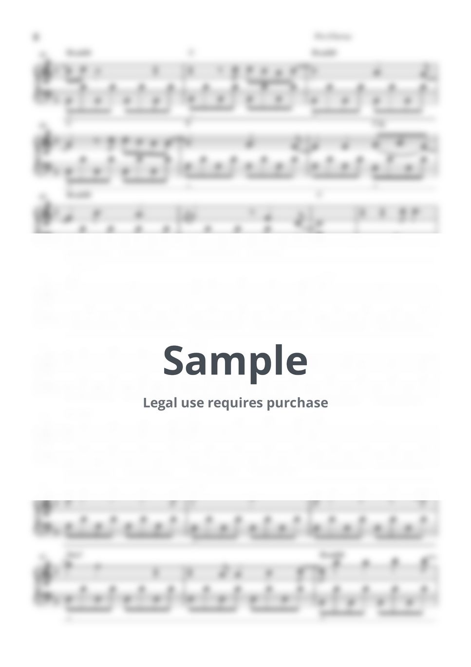 V Christmas Tree (PIANO SHEET) Sheets by John Rod Dondoyano