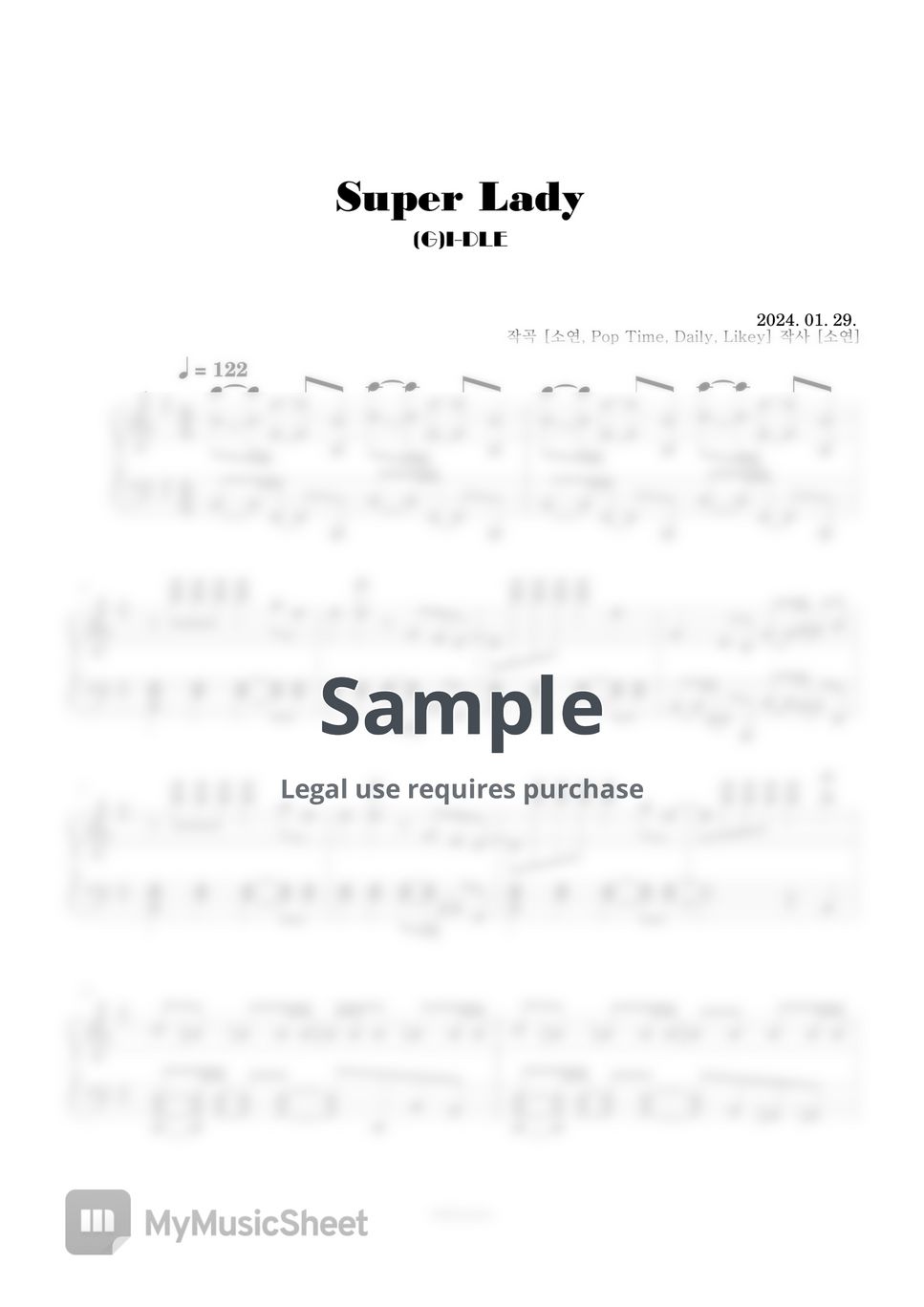(G)I-DLE - Super Lady by boknowa