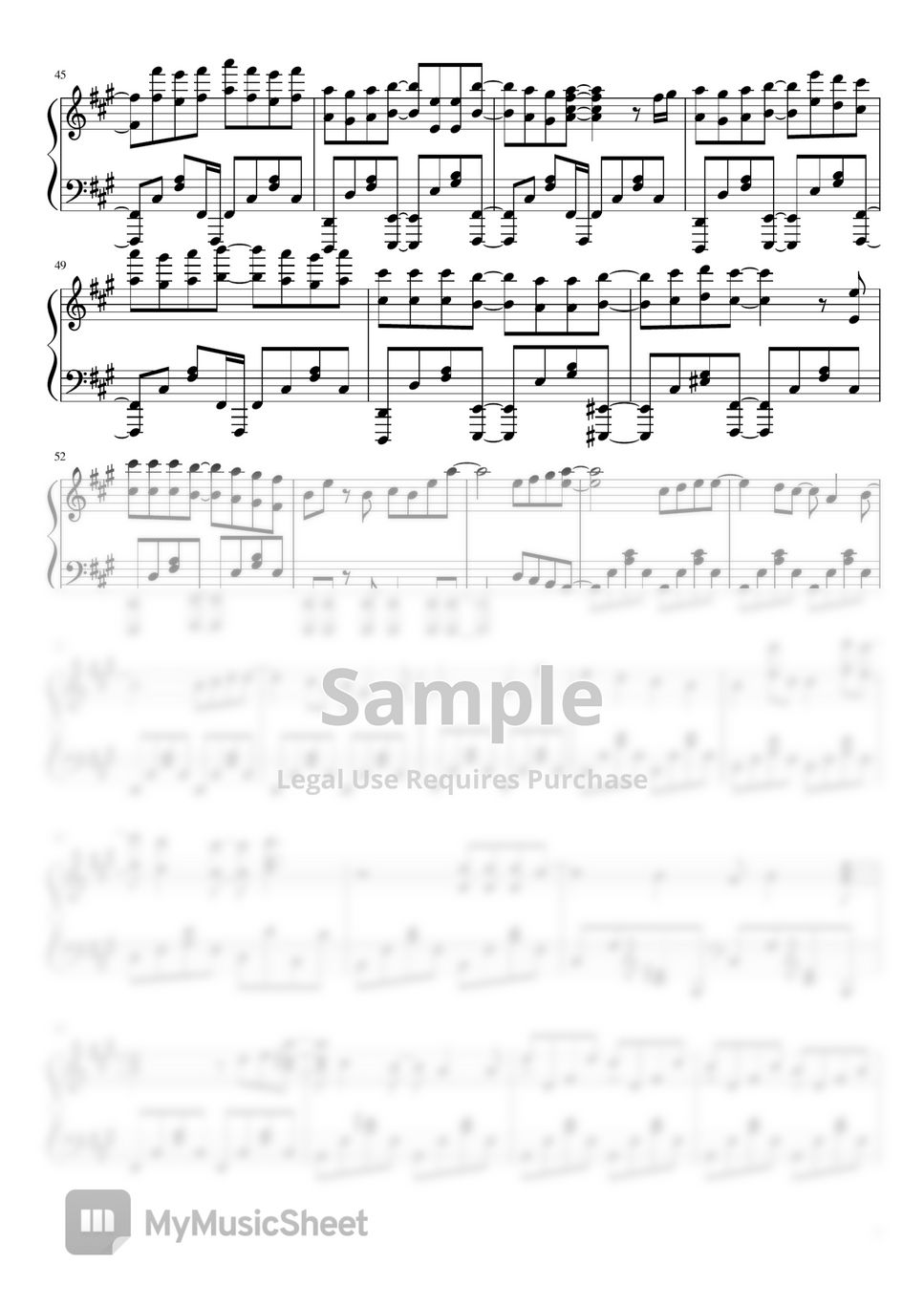 Hikaru Nara - Shigatsu wa - DucNghia's Piano - Sheet Music
