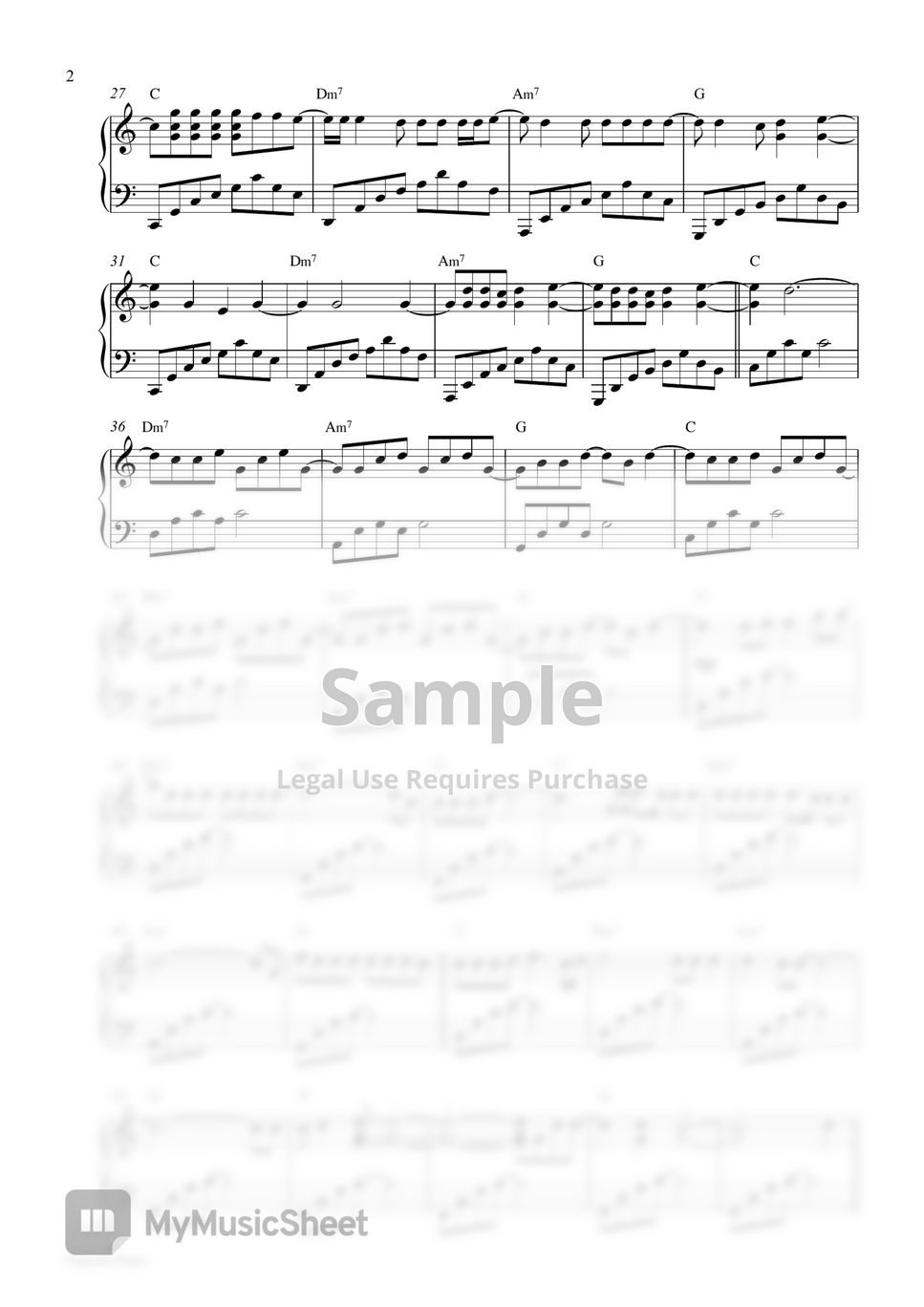 Taylor Swift - Bejeweled (Piano Sheet) by Pianella Piano