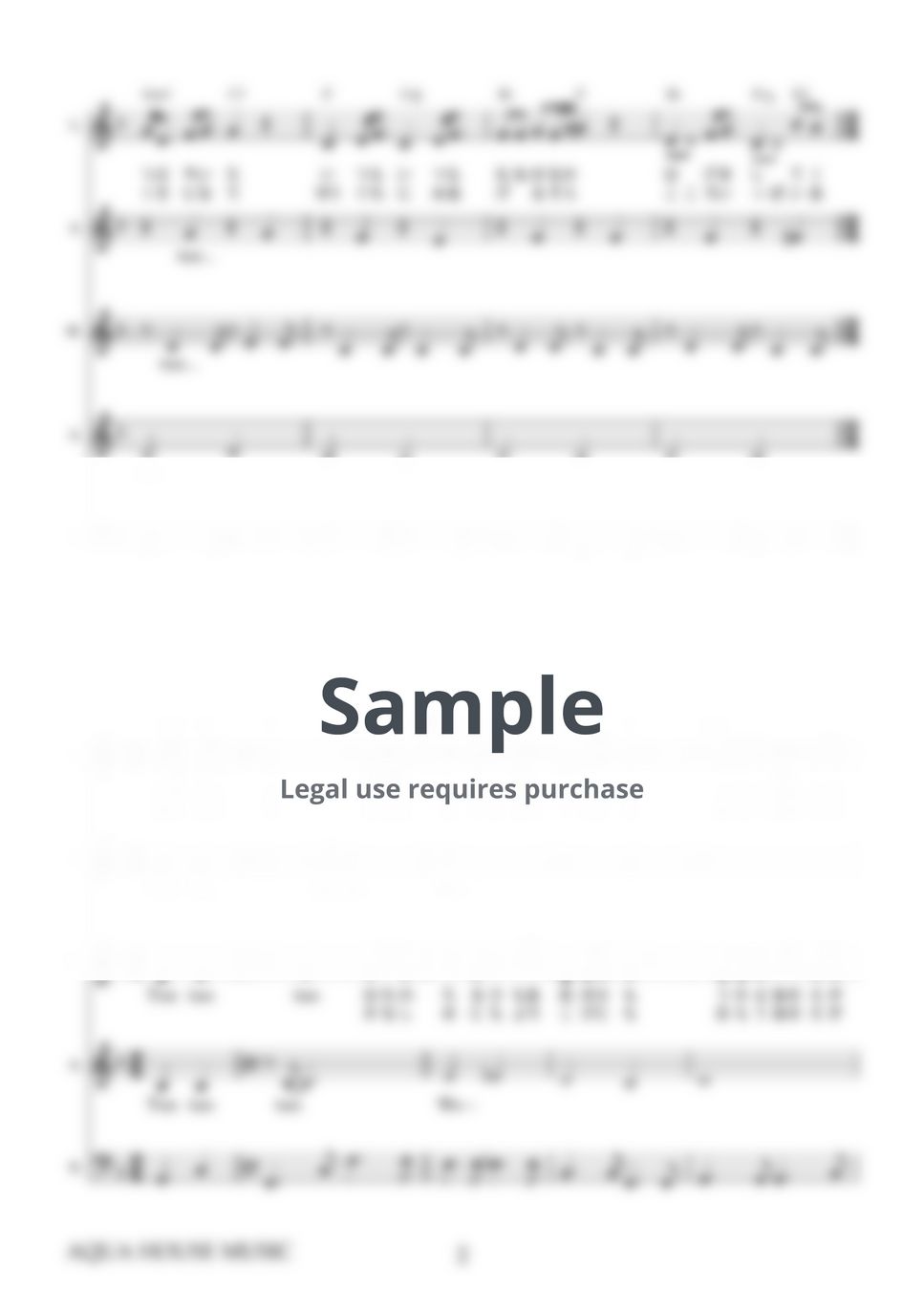 夏川りみ - 涙そうそう (アカペラ楽譜♪５声ボイパなし) by 飯田 亜紗子