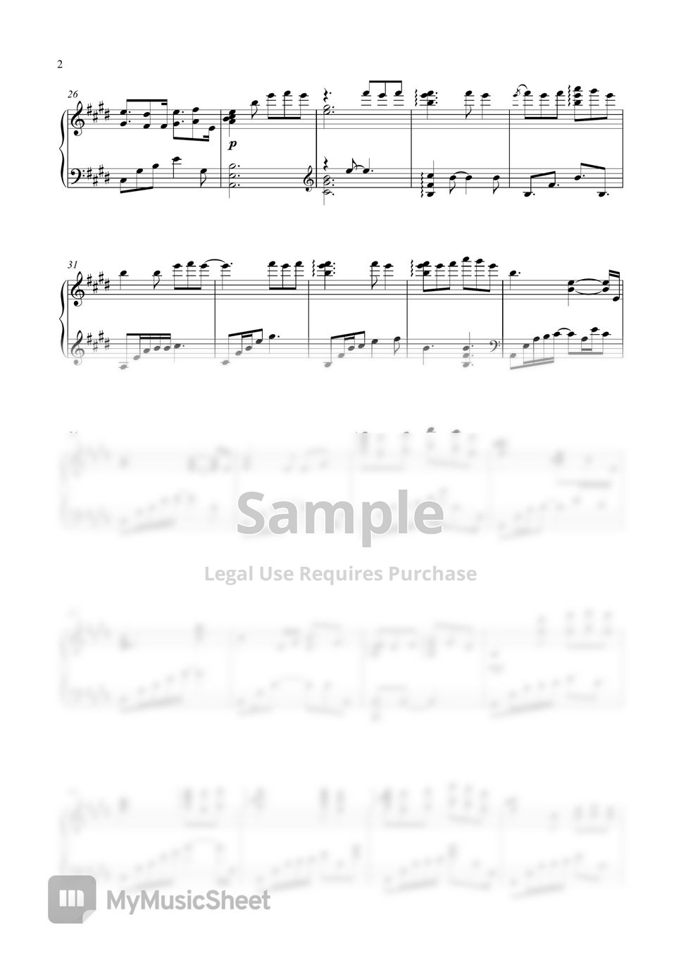 Yuri on Ice - History Maker ピアノ楽譜PDF | SLSMusic | mymusic5