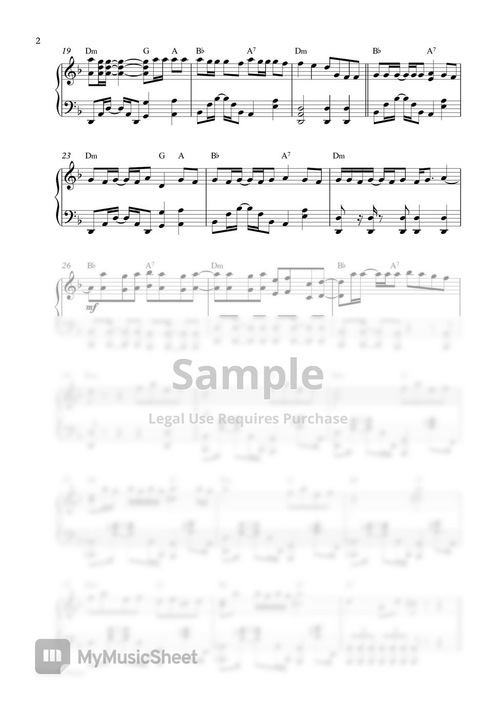 MAMAMOO - Dingga (Piano Sheet) by Pianella Piano