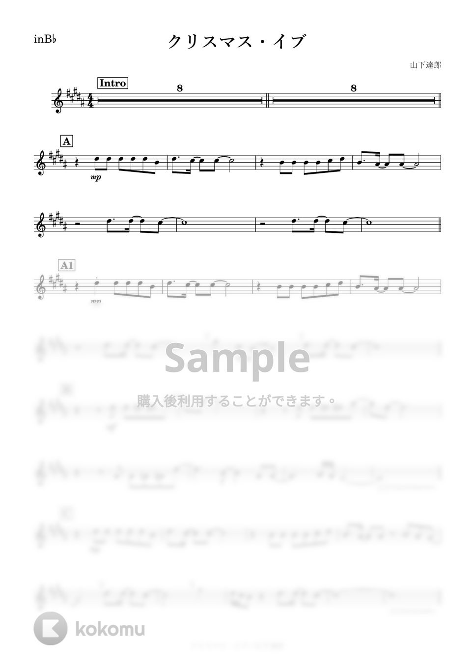 山下達郎 - クリスマス・イブ (B♭) by kanamusic