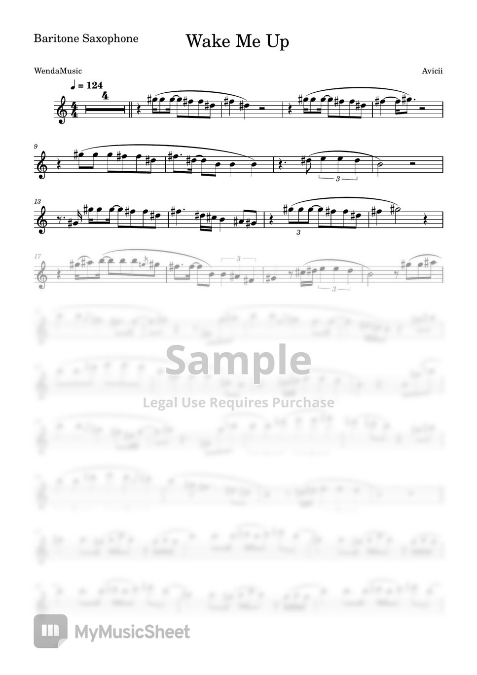 Fifty Fifty - Cupid (Alto Sax) Partitura by WendaMusic