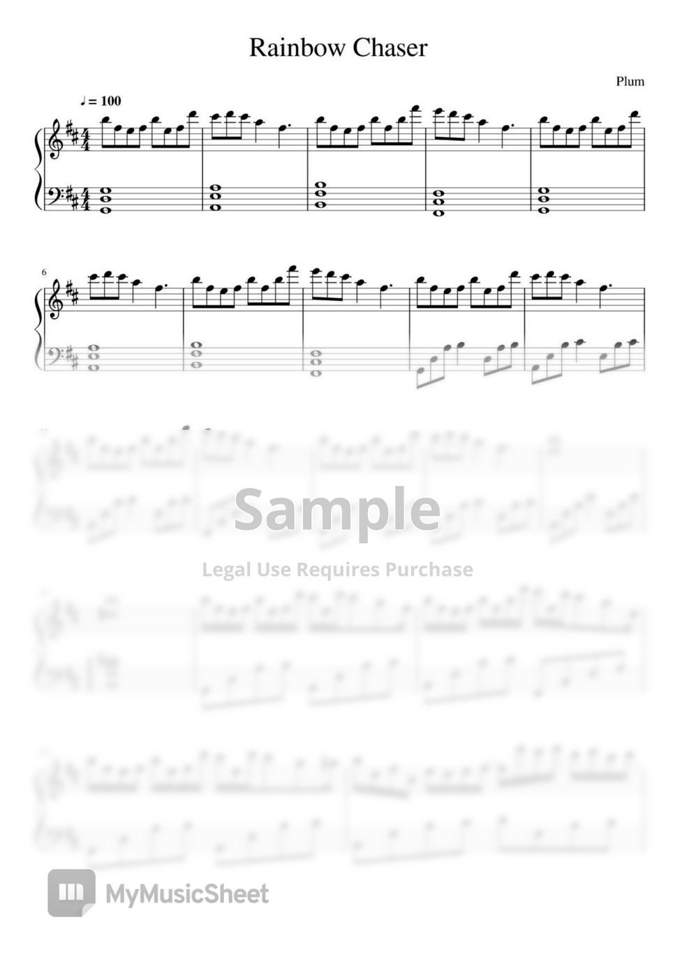 plum-rainbow-chaser-partitura