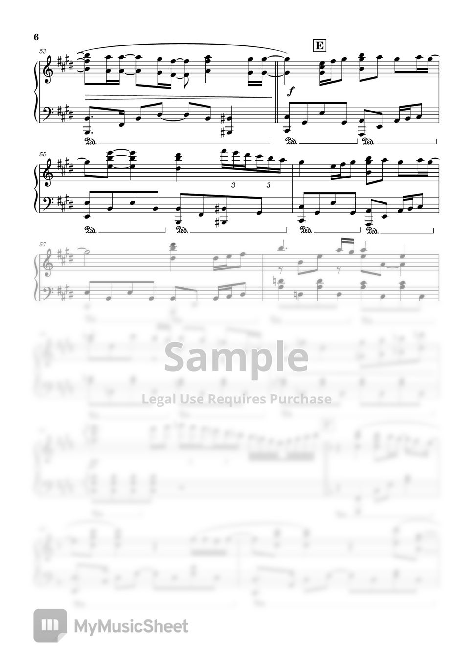 Where the wind blows – Ado (One Piece Film Red OST) Sheet music