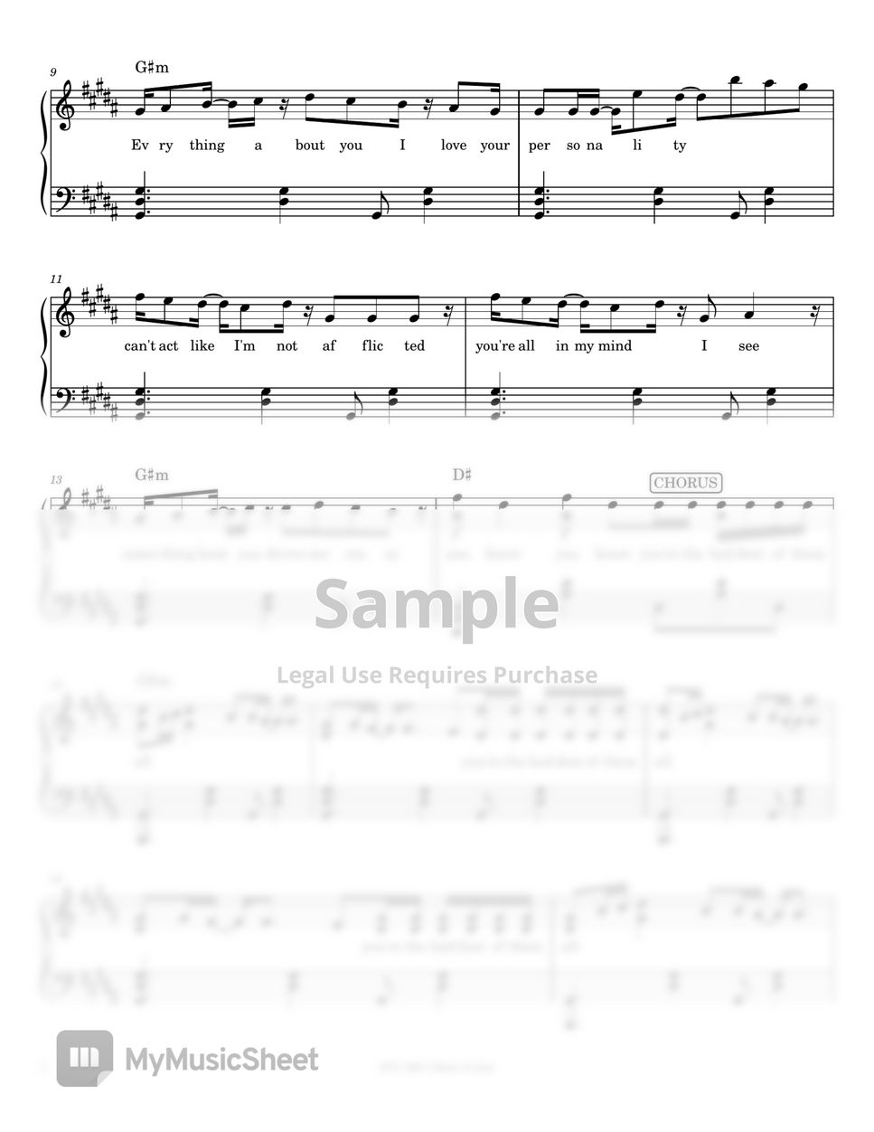 BGYO - The Baddest (piano sheet music) by Mel's Music Corner