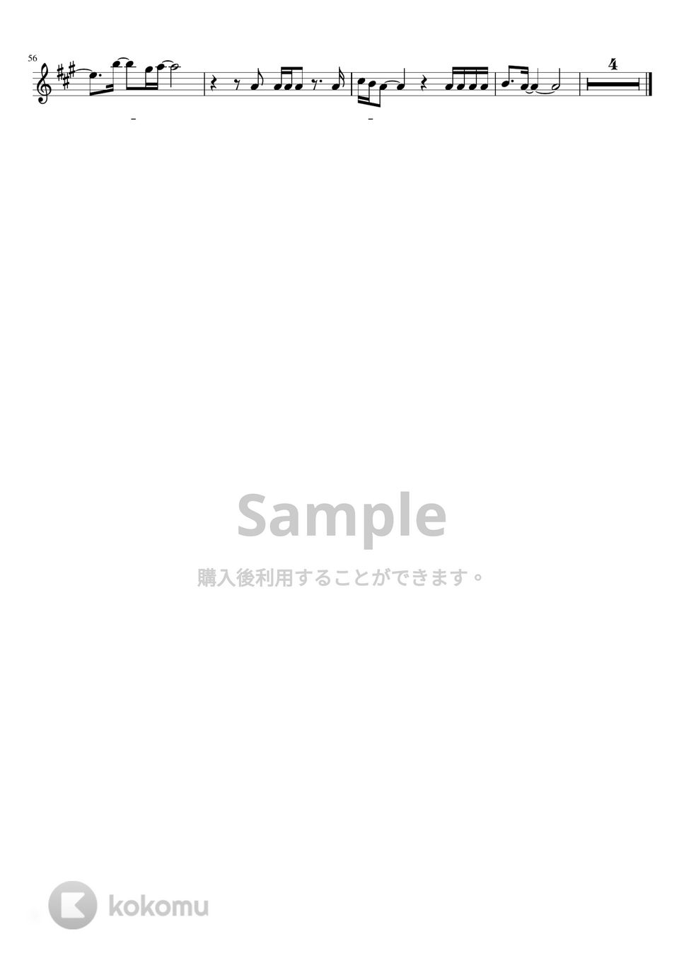 チューリップ - 青春の影(in E♭) by 仲宗根隆