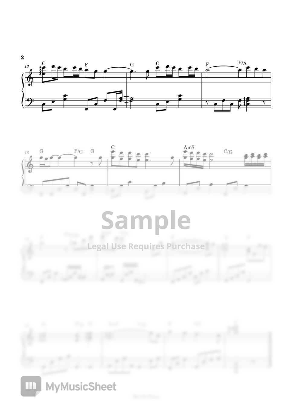 미션 Ost - Nella Fantasia (넬라 판타지아) Sheets By My Uk Piano