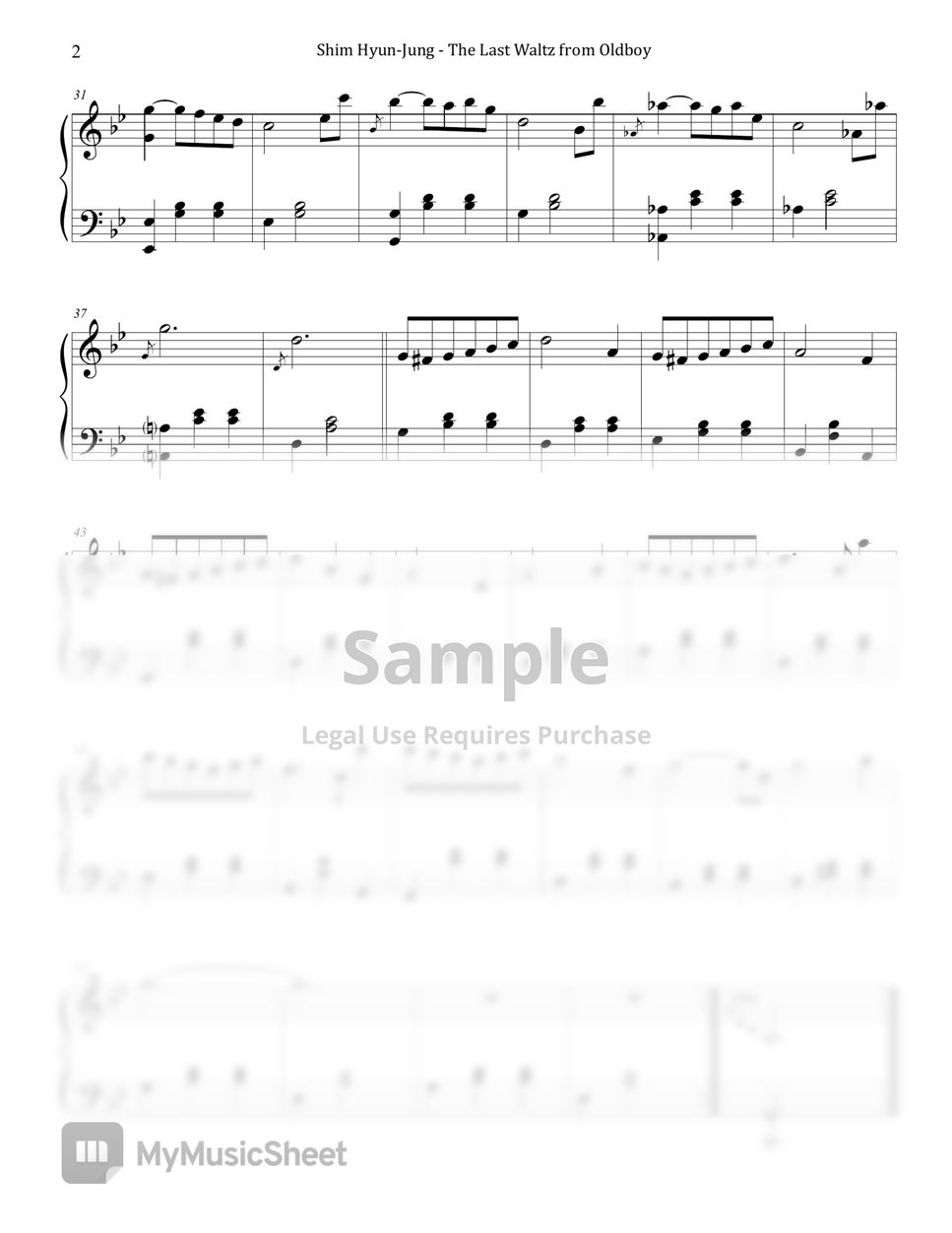 Yeong-wook Jo - The Last Waltz (Mido's Theme) by Jan Koláček (EasyPiano.cz)