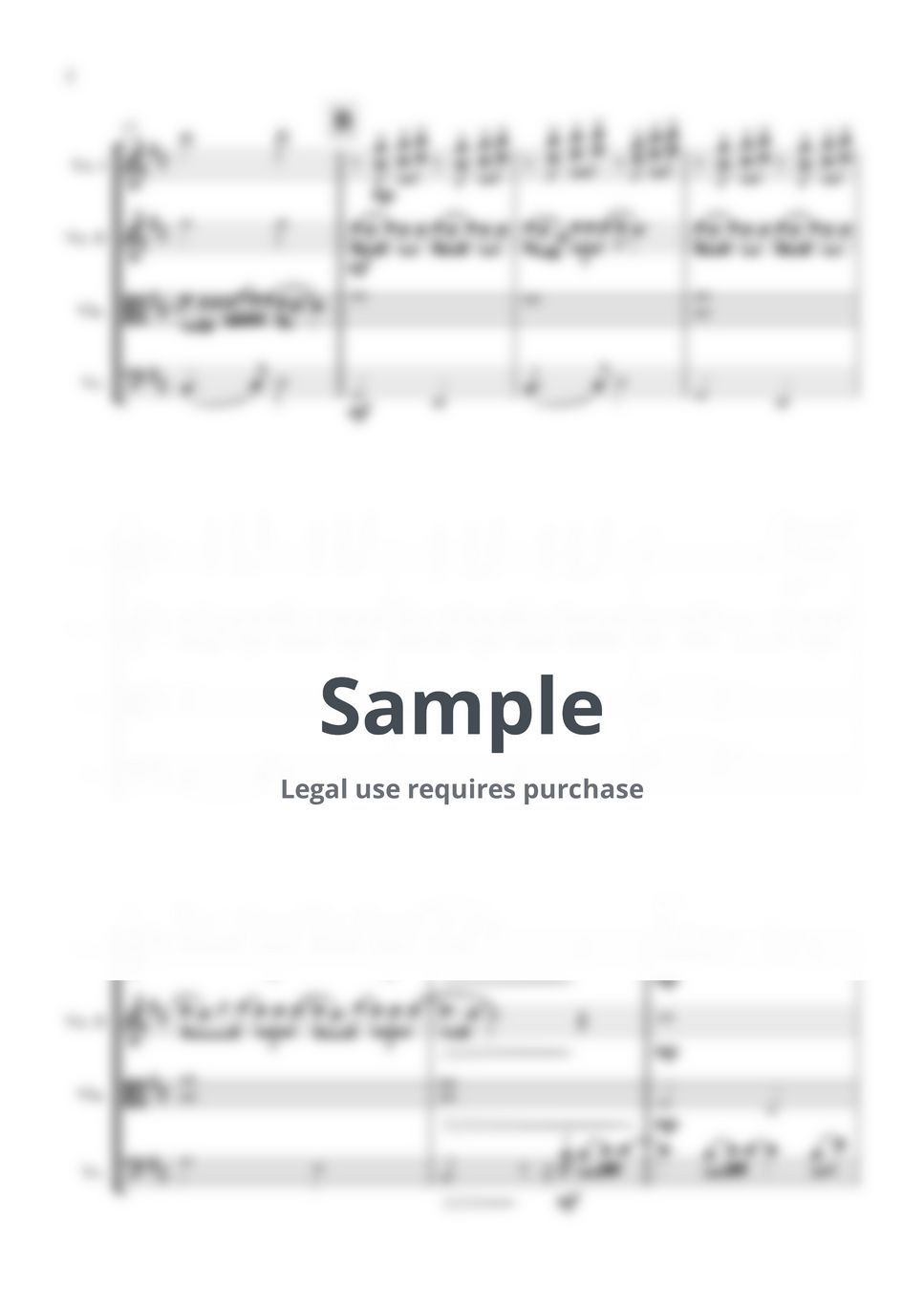 Lana Del Rey Young and Beautiful (String Quartet) Sheets by milzy