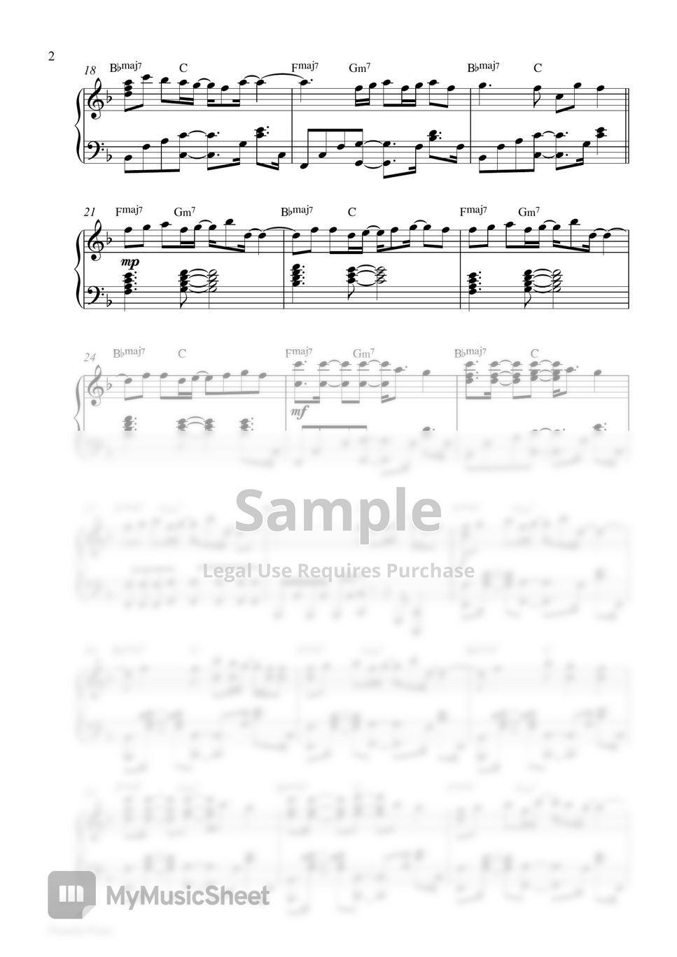 TWICE - Dance The Night Away (Piano Sheet) ピアノPDF | Pianella