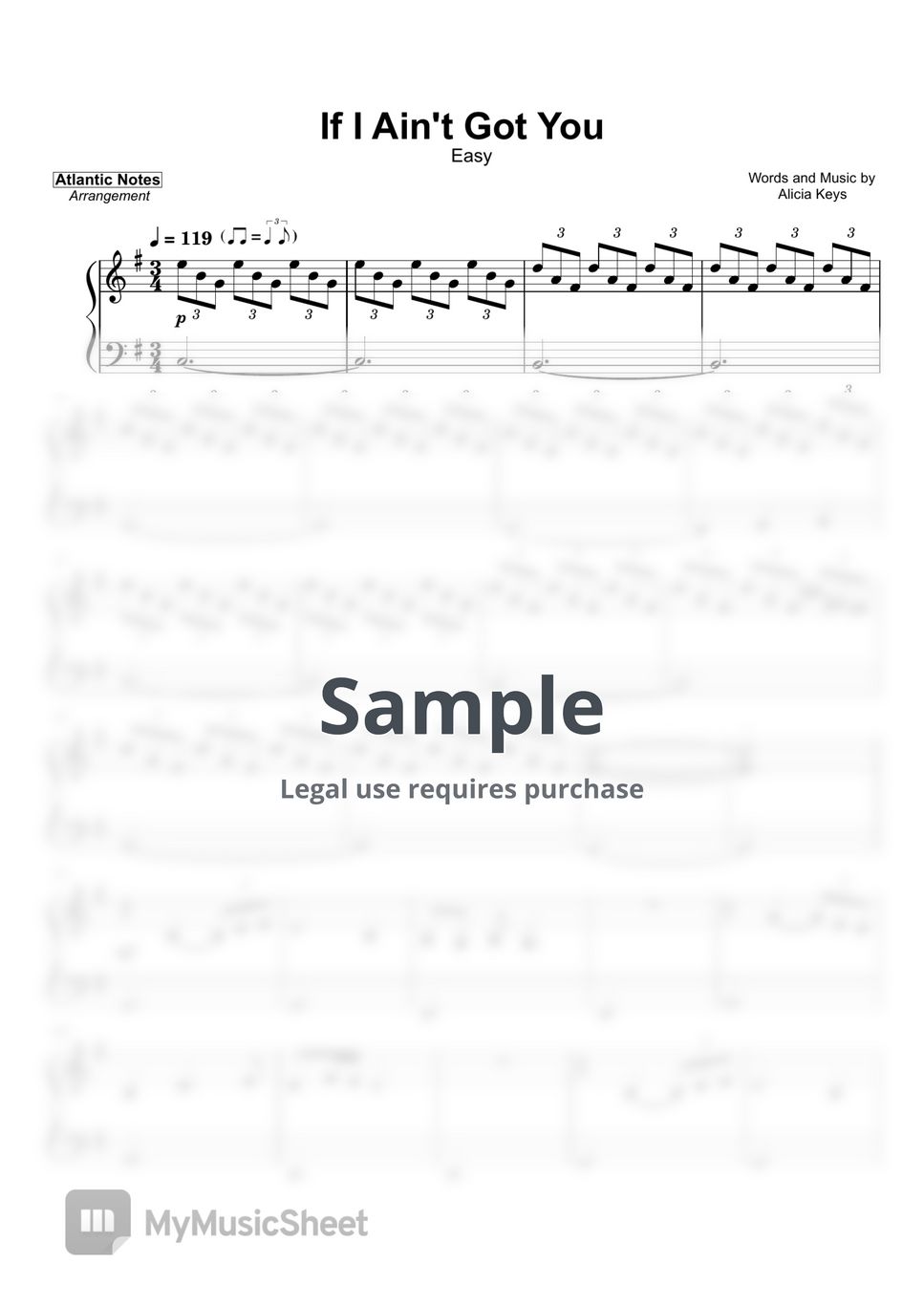 alicia-keys-if-i-ain-t-got-you-sheets-by-atlantic-notes