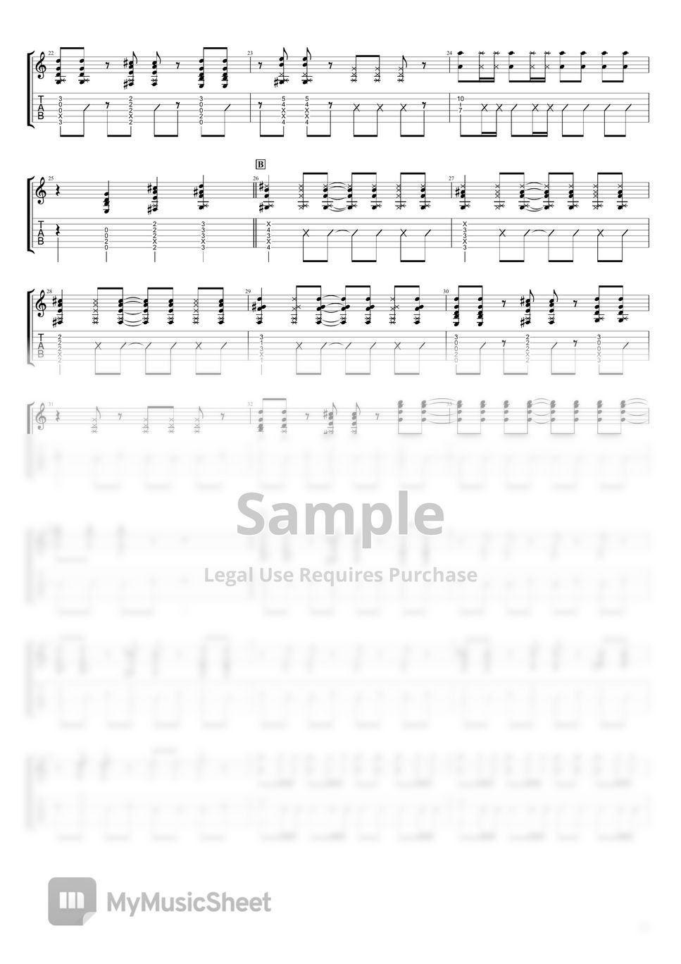 bump-of-chicken-souvenir-guitar-tv-spy-family-2-sheets-by