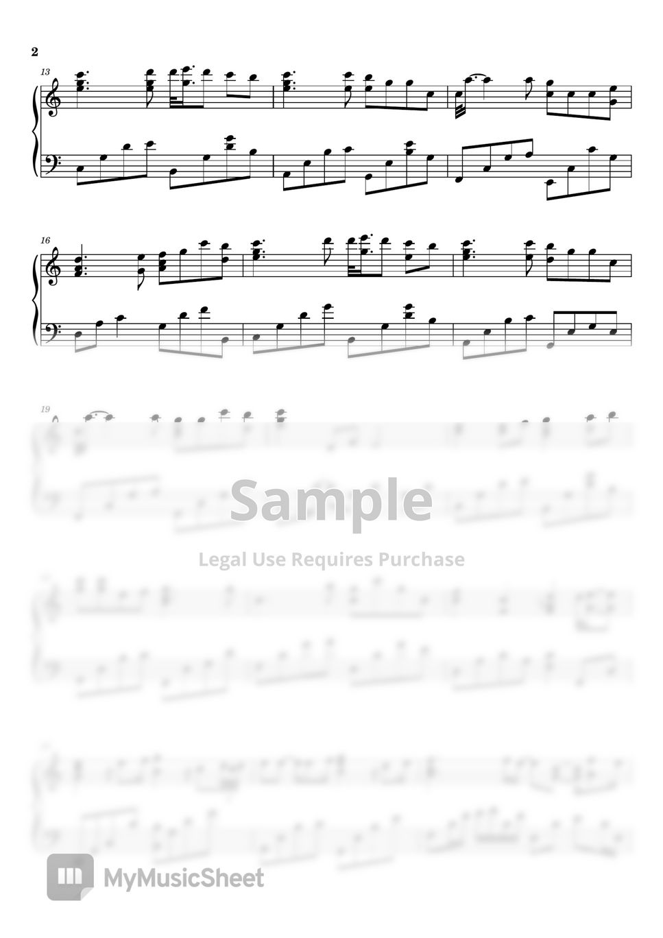 Fiona Fung - Proud of You (Sheet Music, MIDI,) Sheet by Roxette