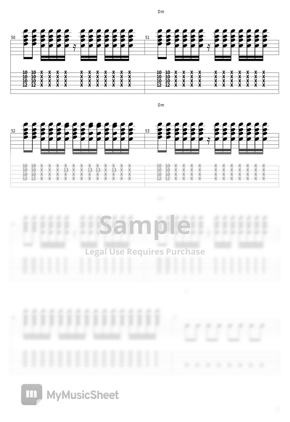 Red Hot Chili Peppers - By The Way エレクトリックギタータブ+五線譜