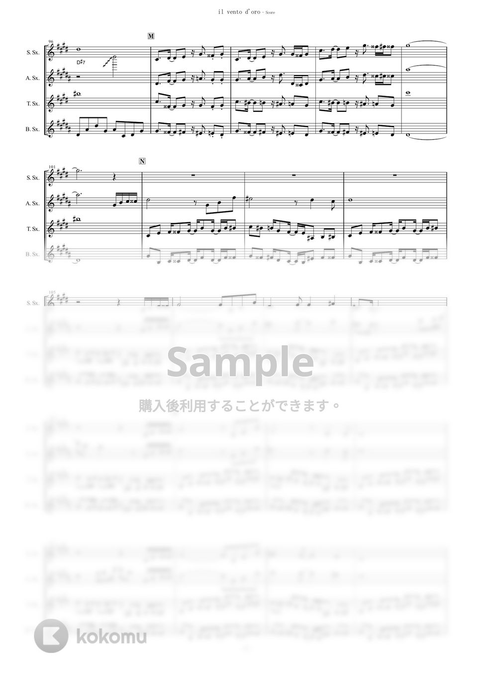 ジョジョの奇妙な冒険 黄金の風 - il vento d'oro by muta-sax