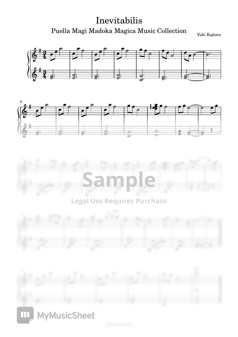 yuki-kajiura-inevitabilis-puella-magi-madoka-magica-sheets-by-kenban