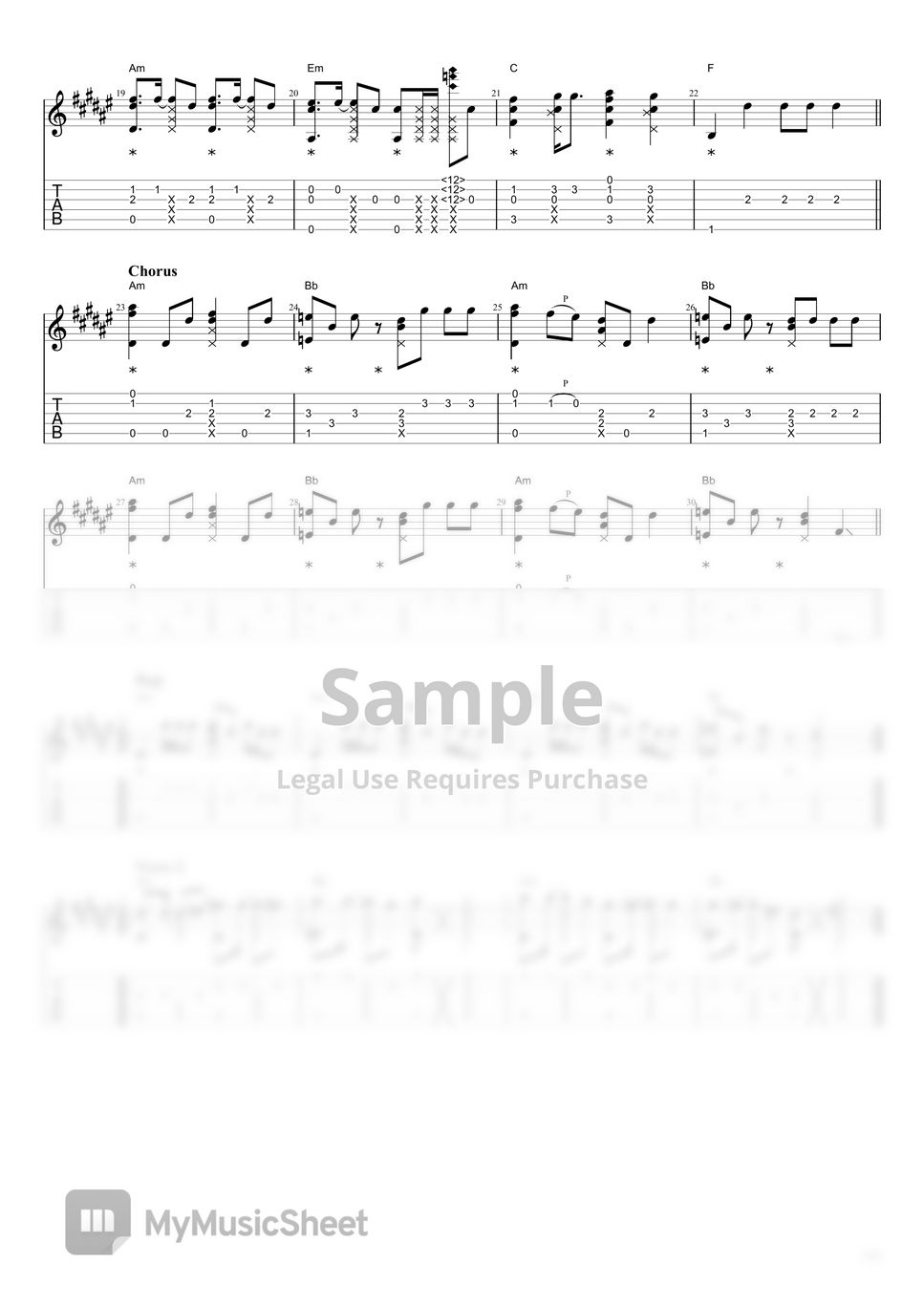 Blackpink how you like that fingerstyle sheet by toguitartab