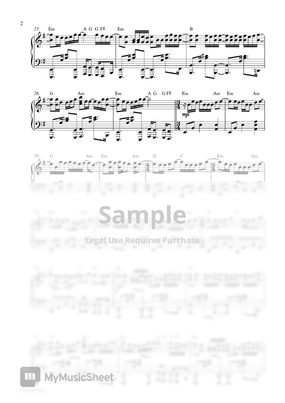 Hozier - Take Me To Church (Piano Sheet) by Pianella Piano