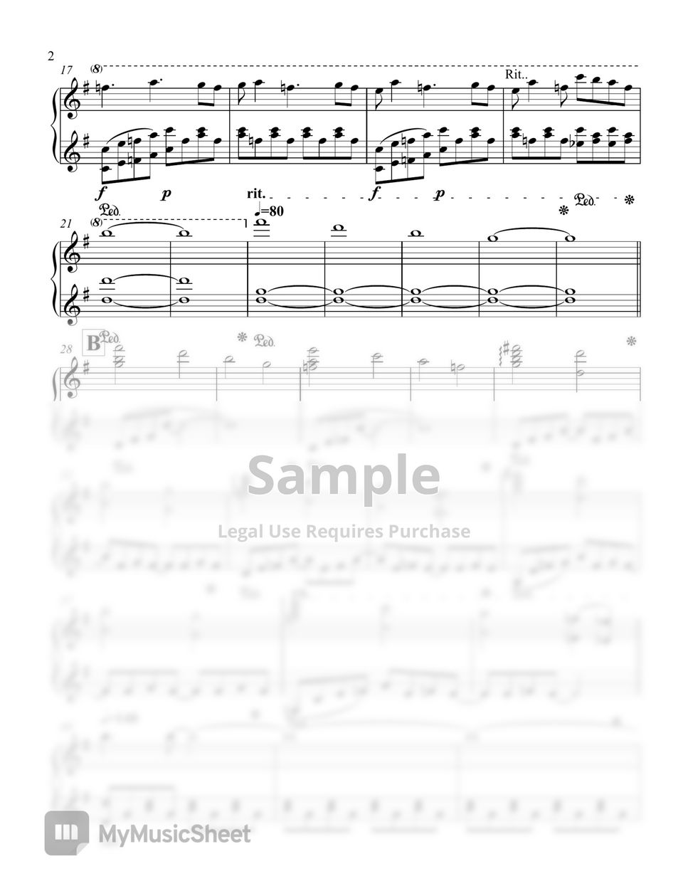 Michael Giacchino - Bundle Of Joy For Piano Sheets By Hai Mai