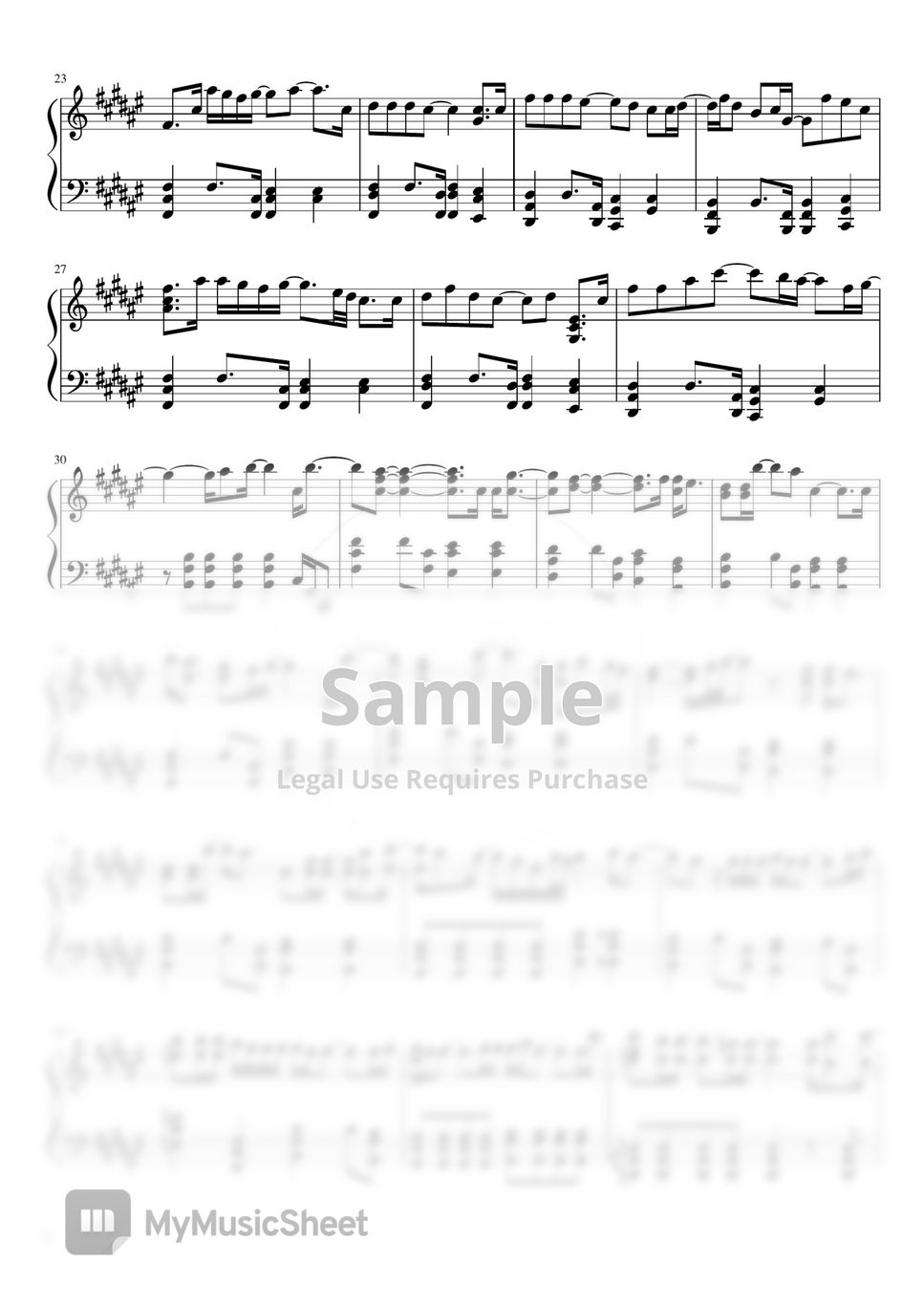 [Flower of Evil OST] Lim Yeon In my Heart (Solo Piano) Sheets by SOI