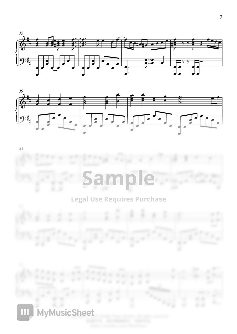 いきものがかり - Nanatsu no Taizai OP1「熱情のスペクトラム / Netsujou no Spectrum」 by Ru's Piano