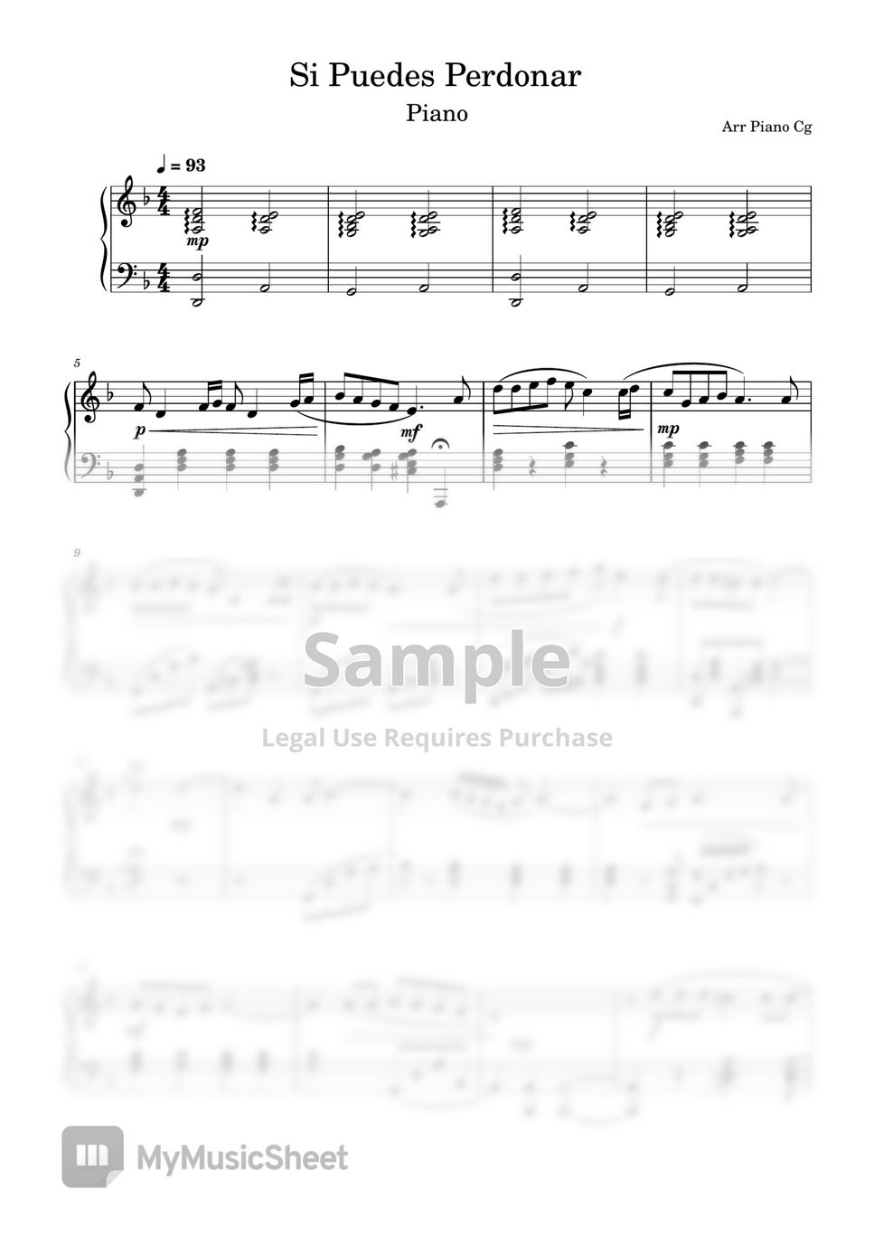 Simple Song For Piano