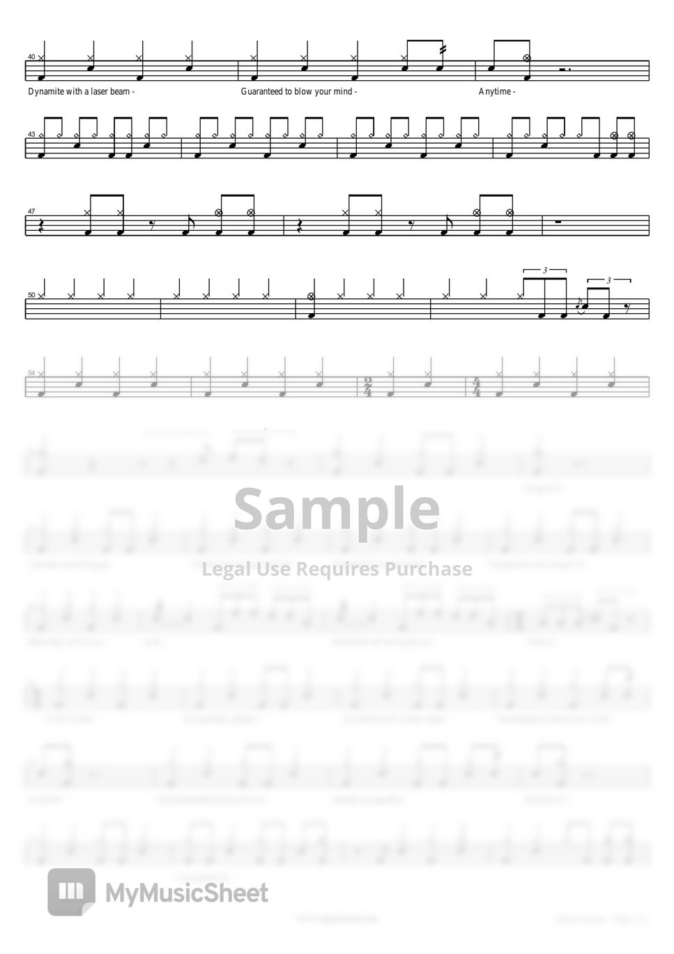 Queen Killer Queen Sheet by COPYDRUM