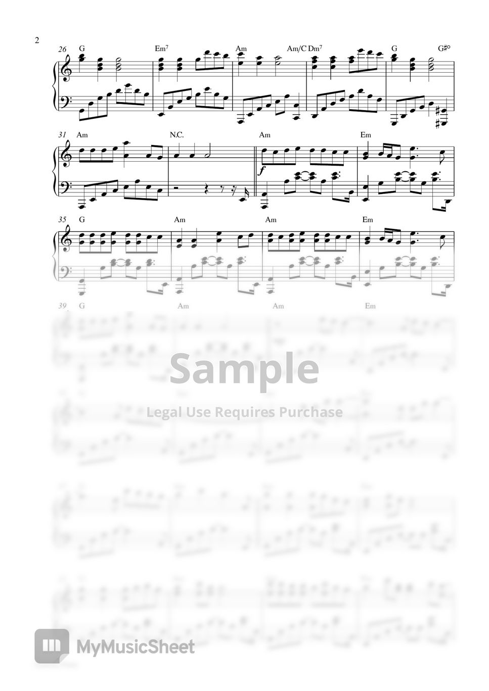 Jisoo flower piano sheet special price only 2 99 hoja by